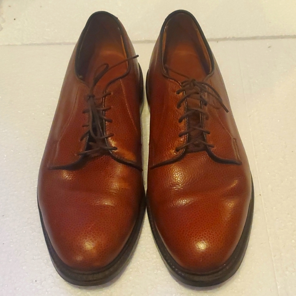 Allen Edmonds Leeds Cordovan Derby dress shoe.